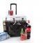 600 D PVC Safety 38 L plastic Insulated cooler box Durable commercial fishing cake bike ice cooler box with trolley