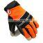 HY Leather Glove Anti-impact Leather Gloves Sport Ridding Cycling Gloves