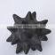 sea urchin shape black white nordic decoration ornament ceramic home accessories
