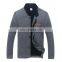 Spring And Autumn Fashion Casual Men's Slim Edition Single Buckle Solid Color Long Sleeve Sweater Collar Jacket