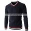 Merchant direct sales men's sweater V-neck twist casual thick large size