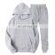 Best seller wholesale loose hoodie pullover fitness pants with pocket sweatshirts hoodie set Custom logo two piece suit