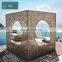 Steel Aluminum Outdoor Waterproof Furniture Daybed Chair Sofa  in Garden Sets Rattan Wicker Furniture