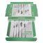 Custom silverware flatware forks knives spoons paper packaging box steel cutlery utensil set package box