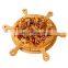 Bamboo Pizza Paddle 7 PCS Pizza Accessories Round Pizza Board