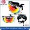 New disigner dual layer lens polarized ski goggles comfortable triple layer face foam snowboard goggle