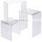 Acrylic Table Display Stand Riser Display Shelf For Cupcake Toy Clear Acrylic Display Riser
