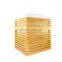 Bamboo bathroom accessory set soap dispenser toothbrush holder bath bin natural wooden bathroom decoration sets
