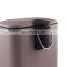 Rectangle stainless steel strong pedal indoor garbage waste bin soft close kitchen cabinet trash can