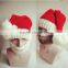 C89218A Red Christmas beard wool hats mens knitted hats