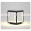 Modern Style Solar Pillar Mount Light Household Main Gate Lights Outdoor Garden Park Landscape Post Top Lighting