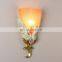 Antler Wall Lamp Vintage Sconce Resin Birds Cup Lampshade Holder Wall Light Decor Stair Loft Corridor Wall Lights