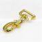 shiny Gold Tri-glide buckle quick release buckle snap hook D ring metal durable hardware for dog accessories