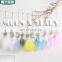 Wholsale Moon Star Colorful Feather Dreamcatcher Keychain Small Mini Dream Catcher For Car