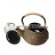customized wholesale chinese vintage cast iron 800ml black teapot and cup set