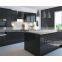 new modern luxury kitchen cabinets island design black gloss lacquer wooden kitchen units