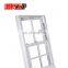 aluminum single hung window WEIKA brand  double hung antitheft window
