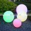 Lighted garden ornament lawn led solar stick light plastic ball shape yard light solar wholesale