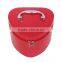 High quality hard leather travel organizer makeup vanity case,professional beauty box makeup travel case