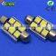 Wholesale cheap good quality 12v , 39mm 6smd 5050 auto led Festoon light
