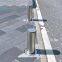 UPARK Wholesale Highway Entry Robust Road Protection Metal Bollard Commercial Parking Barrier Fixed Bollard
