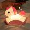 EGOGO Unicorn Desk Lamps OEM Factory Unique Design Kids Bedroom Decor Cute Cartoon Shape Silicone Rocking Horse Night Light Lamp