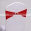 hotsale wedding lycra sapndex chair bands red chair sashes