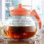 wholesale 1500ml high quality glass teapot handmade glassware