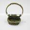 New pattern bronze finger ring with plate