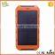 Latest Metallic 2.0a portable portable power bank/solar charger with Gift Packing