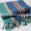 Quick dry hand beach kikoy absorbent fouta Woven Traditional Indian pesthemal