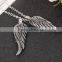 Charm necklace unisex jewelry angel wing stainless steel feather necklace                        
                                                                                Supplier's Choice