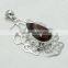 Empress Stripped Onyx 925 Sterling Silver Pendant, Handmade Silver Jewellery, Indian Silver Jewellery