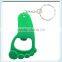 Custom Foot Shape Bottle Opener Keychain