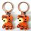 cheap custom soft rubber keychain promotional rubber keytag