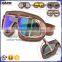 BJ-GT-010 New Style High Performance Coffee Leather Aviator Sportbike Goggles