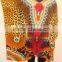 DIGITAL PRINTED SHORT KAFTAN, EVENING, RESORT WEAR, WITH BEADS WORK.