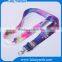 Personalized cool logo sublimation printing lanyard with buckle