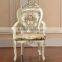 Antique hand carved wood chairs European gold styling gilt chair