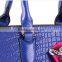 luxury lady tote bag satchel handbag PU leather shoulder bag