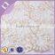 Indian white cotton thread and metallic thread lace embroidery fabric