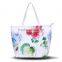 100% Cotton Summer Style Chinese Ink Painting Women Handbag Floral Beach Bag Quality Choice