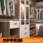 Luxury Villa Wood Grain Walk-in Closet Design Wardrobe for Home Furniture