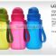 china supplier kid baby customized logo drinking water bottle with rubber straw and handle