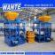 WANTE BRAND QT4-24 color concrete paver hollow block making machine for construction in Tunis