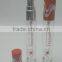 Mini glass perfume bottle with sprayer