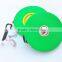 Long Distance Green ABS Case Fiberglass Tape Round Retractable 10 Meter Tape Measure With Hand Crank