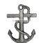 Rustic Silver Cast Iron Wall Mounted Anchor Bell / Designer Ship Bell NBB 0013