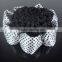 ribbon circle Bun Cover hair snood Ballet Dance Skating Crochet hair net