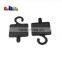 62*37.5mm Black Plastic Hanger&Hook For Packing Sock Garment Textile Accessories #FLC241-B